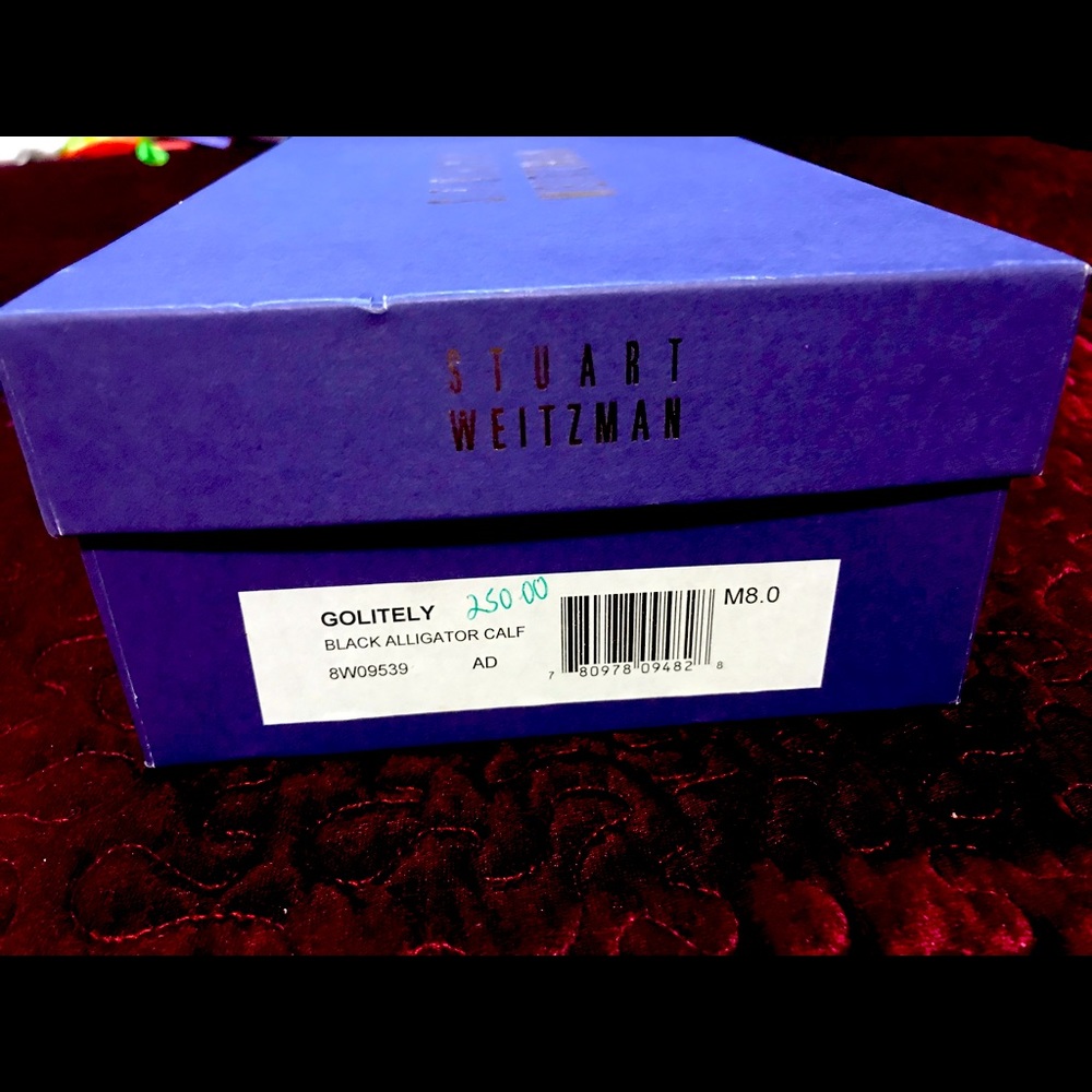 Stewart Weizmann dress black patent shoes. Very good condition.